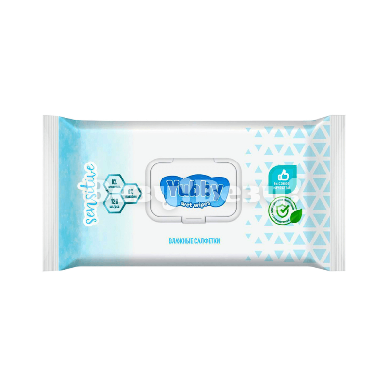 Влажные салфeтки Yubbу (120 шт)