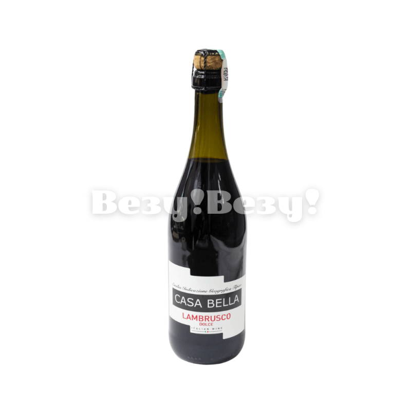 Вино игристое CASA BELLA Красное сладкое 8% 0,75 л