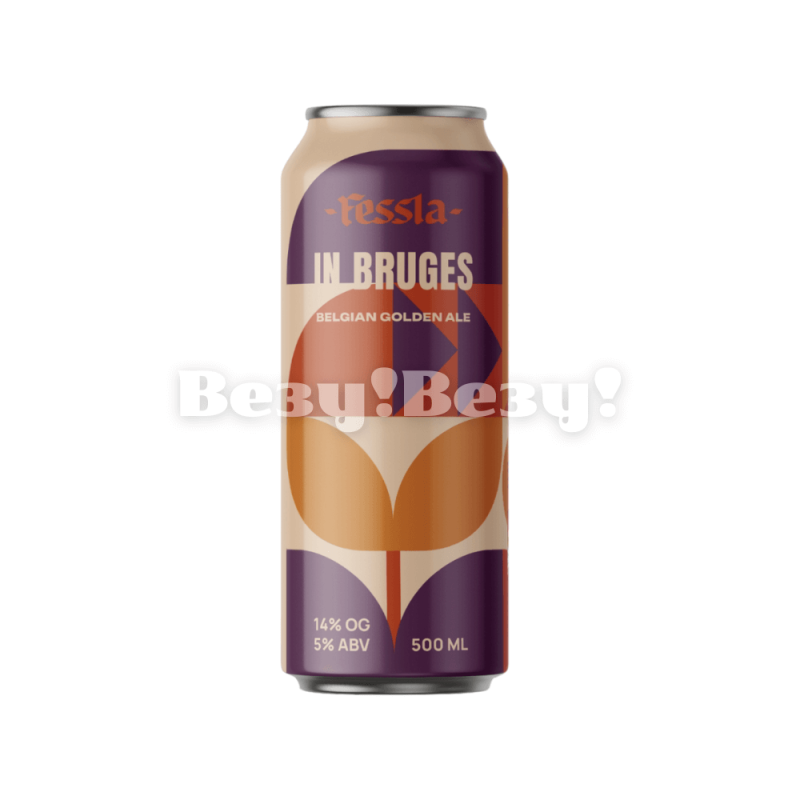 Пиво in Bruges банка 0,5л