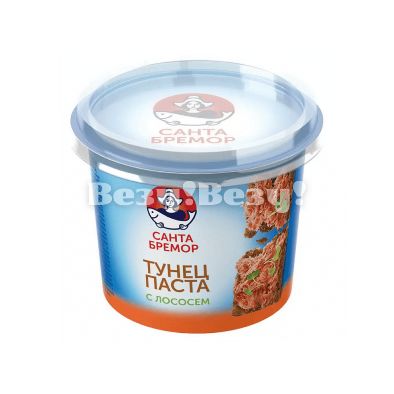 Паста Санта Бремор с тунцом и лососем 140 г