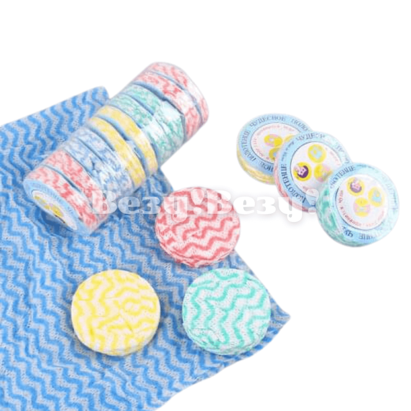 тряпки прессованные